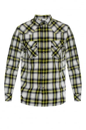Raw-edge checked shirt, zdjęcie 1 Raw-edge checked shirt od Diesel